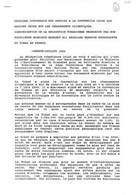High Level Segment Statement  COP2 Chad 19960718