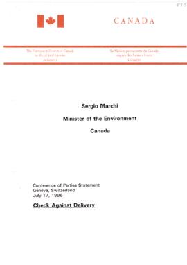 High Level Segment Statement  COP2 Canada 19960717