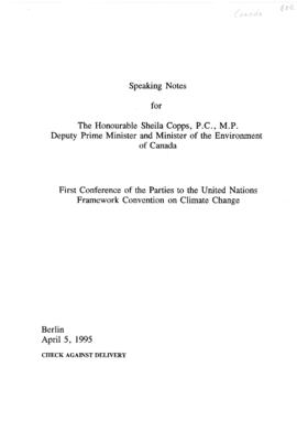 High Level Segment Statement COP1 Canada 19950405
