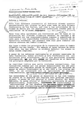High Level Segment Statement COP1 Cuba 19950406