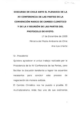 High Level Segment Statement COP15 Chile 20091217