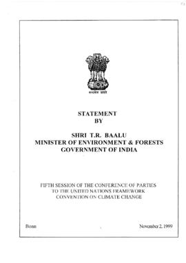 High Level Segment Statement COP5 India 19991102