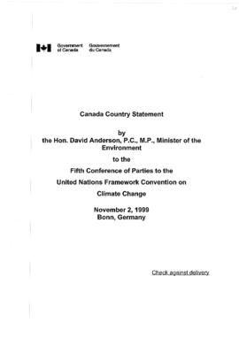 High Level Segment Statement COP5 Canada 19991102