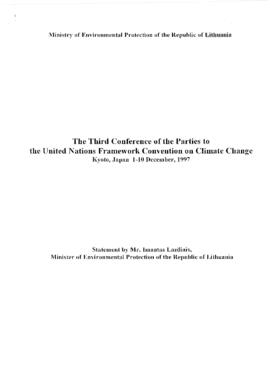High Level Segment Statement COP3 Lithuania 19971209
