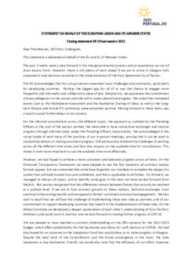Statement Closing of SB2021 Portugal on behalf of the European Union and its Member States 20210617