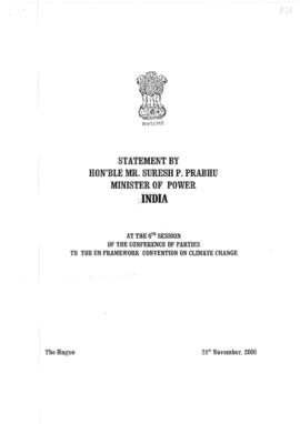 High Level Segment Statement COP6 India 20001121