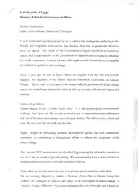 High Level Segment Statement  COP4 Egypt 19981112