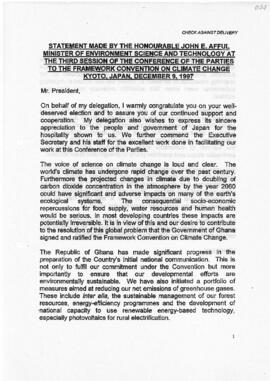 High Level Segment Statement COP3 Ghana 19971208