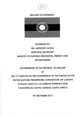 High Level Segment Statement COP17 Malawi 20111208