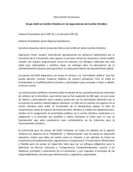 Statement Closing of SB2021 Venezuela (Bolivarian Republic of) on behalf of ALBA 20210617