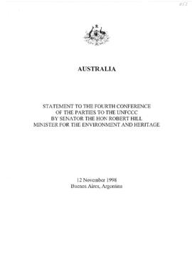 High Level Segment Statement  COP4 Australia 19981112