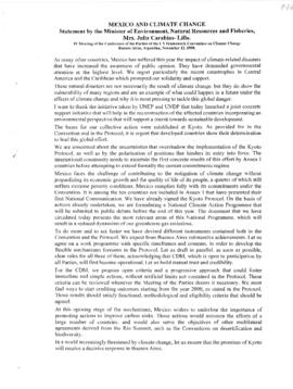 High Level Segment Statement  COP4 Mexico 19981112